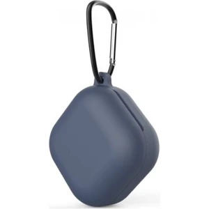 Samsung Galaxy Buds 2 Kılıf Kancalı Mat Silikon  Lacivert