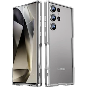 BDT Boutique Samsung Galaxy S22 Ultra Ağır Hibrit Metal pon Dahili Telefon Kılıfı (Yurt Dışından)