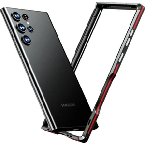 BDT Boutique Samsung Galaxy S22 Ultra Ağır Hibrit Metal pon Dahili Telefon Kılıfı (Yurt Dışından)