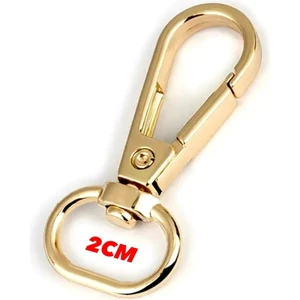 Emtory Home 10 Adet Gold Yaylı Çanta Askısı - Istakoz Kanca - Metal Çanta Aksesuarı