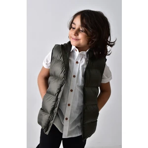 Banada Moda Erkek Çocuk Mat Şişme Yelek