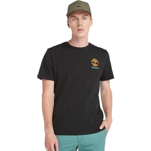 Back Graphic Short Sleeve Tee Erkek Siyah Tshirt TB0A5UDY0011