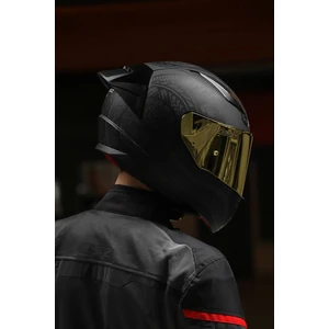 Rapid Race Takaroa Mat Siyah Kask + Spoiler