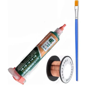 Çok Amaçlı Üçlü Set Best Uv Anakart Pcb Bord Lehimleme Yalıtım Boyası 10CC ve Yol Çekme Teli 3in1