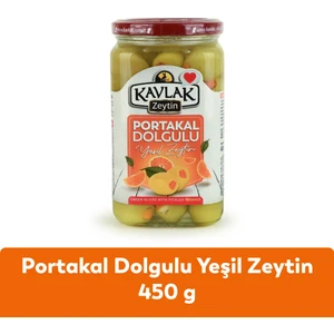 Kavlak Zeytin Kavlak Portakal Dolgulu Yeşil Zeytin 450 gr