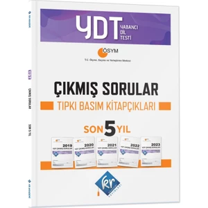 Kr Akademi Yayınları YDT Çıkmış Sorular Son 5 Yıl Tıpkı Basım Fasikülleri