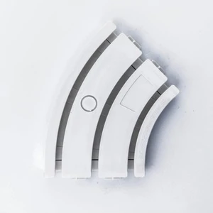 Perde Rayı Korniş Dönüşü 3 Kanallı 45 Derece