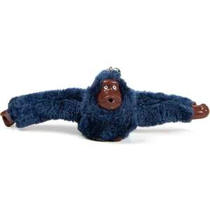 Unisex Lacivert Peluş Maymuncuk Çanta ve Cüzdan Aksesuarı Anahtarlık tul243