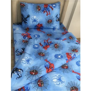 Comfort Home Tek Kişilik Örümcek Adamlı Nevresim Takımı Lastikli Çarşaflı