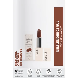 Bade Natural Nemlendirici Ruj Velvet Chocolate 07 %100 Doğal
