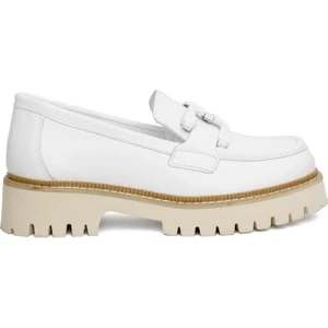 D24YA-3165 Kadın Deri Loafer Ayakkabı
