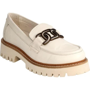 D24YA-3165 Kadın Deri Loafer Ayakkabı