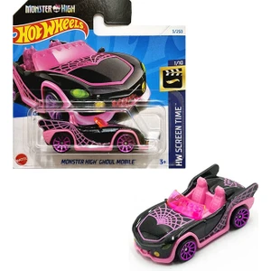 Hot Wheels Monster High Ghoul Mobile -  Siyah (1/64) 2024 Serisi