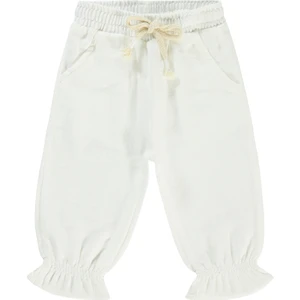 Civil Baby Kız Bebek Pantolon 6-18 Ay Ekru