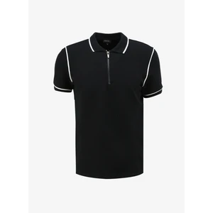 Jakarlı Lacivert Erkek Polo T-Shirt Vıdar
