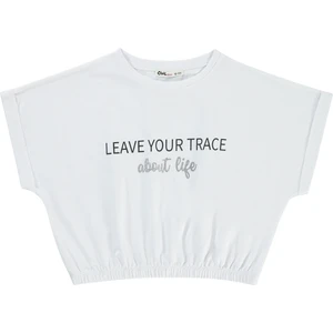 Civil Girls Kız Çocuk Tişört 10-13 Yaş Beyaz