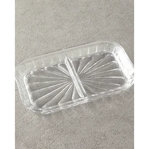 English Home Cosmos Cam 2 Bölmeli Sunumluk Şeffaf