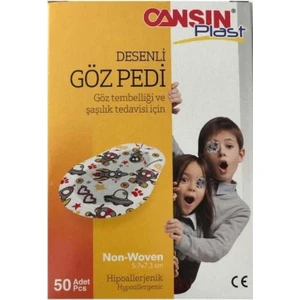 Bant Cansın Cansınplast Desenli Göz Pedi Çocuk 50 Li 534
