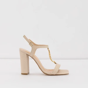 Aldo Carmel-Tr Sandalet Yüksek Topuklu Sandalet;Abiye Sandalet - Ekru