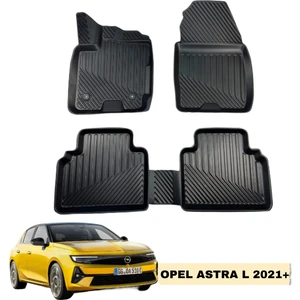 Astra L 2021+ 3D Orjinals Havuzlu Kauçuk Oto Paspas