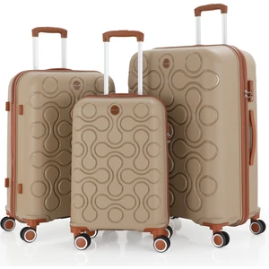 Mçs Üçlü Polipropilen Valiz Seti V376