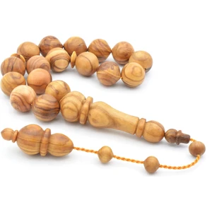 Usta Işi Sistemli Sığırcık Kesim Zeytin Ağacı Efe Maskot Tesbih