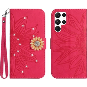 SZY Market Samsung Galaxy S24 Ultra Flip Cüzdan Kredi Kartı Kartı Tutucu Pu (Yurt Dışından)