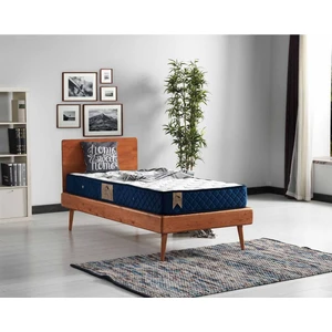 Blue Tek Kişilik Kuş Tüy Örme Kumaşlı Ortopedik Yatak 90x200