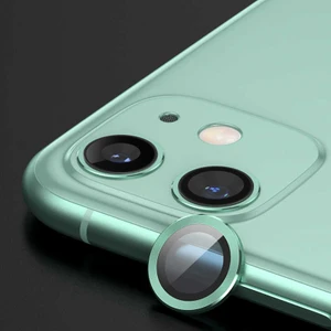 iPhone 11 Uyumlu App Cl-07 Kamera Lens Koruyucu-Açık Yeşil