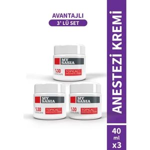 My Sasia Anestezi Kremi %30 Lidocain 3'lü Avantaj Paket