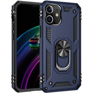 iPhone 12 Mini - Uyumlu Appfube Vega Kapak-Mavi