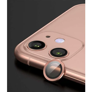 iPhone 11 Uyumlu App Cl-07 Kamera Lens Koruyucu-Rose Gold