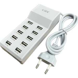 CT-2554 USB Şarj Cihazı 10'lu (Tekne,gemi,ofis,ev)