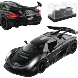 Döküm Oyuncak Araba Koenigsegg Spor Araba Modeli, Çinko Alaşım Simülasyon Döküm Geri Çekin Araçlar, 1:32 Ölçekli Mini Süper Araba Oyuncaklar Bebekler Çocuklar Çocuklar Için Işıklar (Yurt Dışından)