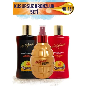 Kusursuz Brıonzluk Seti No:16 - Bronzing Bomb & Yoğun Bronzlaştırıcı SPF 0 & Bronzluk Koruyucu Losyon