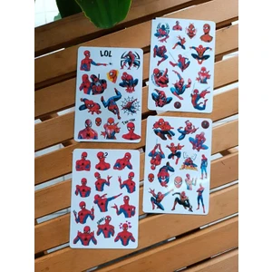 EyER Shoping Spiderman Örümcek Adam Etiket Planlayıcı Telefon Sticker Set