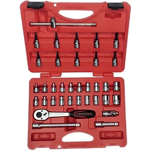 Izeltaş 14000005135 3/8” Altı Köşe Lokma Anahtar ve Lokmalı Allen Set 35 Parça