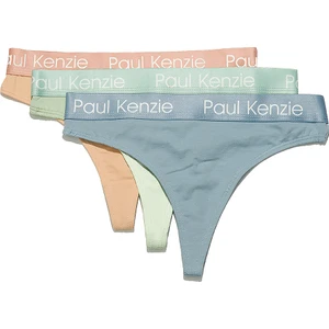Paul Kenzie 3'lü Kadın String Külot - Eco Characters - Soothing