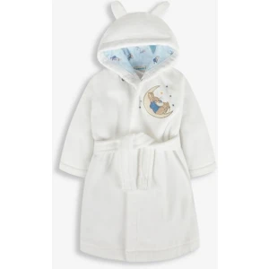 Pamuklu Kapüşonlu Hayvan Figürlü Çocuk Bornoz
