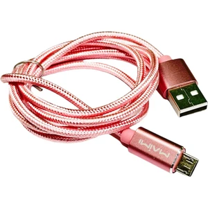 1m Pembe Samsung Galaxy Model Uyumlu Cep Telefonu Micro USB Hızlı Şarj Cihazı Kablosu
