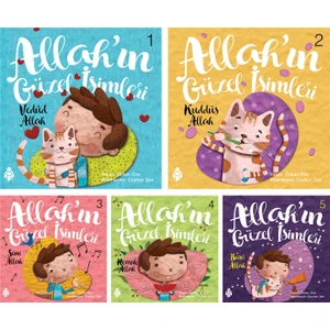 Allahın Güzel İsimleri 1. Set (5 Kitap) - Özkan Öze