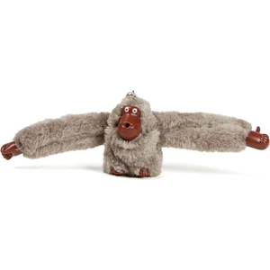 Unisex Gri Peluş Maymuncuk Çanta ve Cüzdan Aksesuarı Anahtarlık tul243