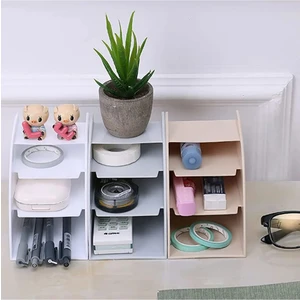 TBY Shop 3 Bölmeli Makyaj Organizeri Masa Üstü Düzenleyici Organizer 1 Adet