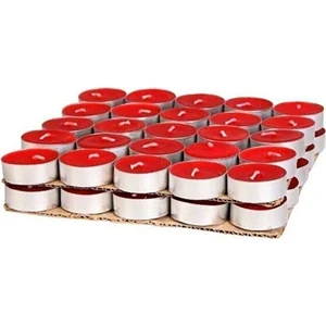 Bozkurt Mum Kırmızı Tealight Mum 50'li