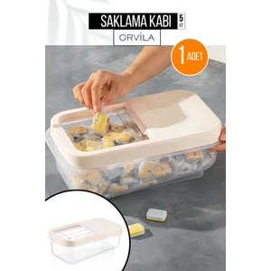Çok Amaçlı Saklama Kabı 5lt Multibox- Erzak Bakliyat Deterjanlık Saklama Kutusu