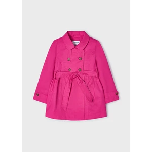 Tek Omuz Klapa Detay Kız Çocuk Trençkot