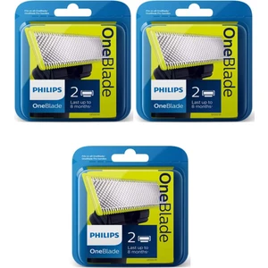 Philip Philips Oneblade QP220/50 Yedek Bıçak, 2’li Paket, 3 Adet