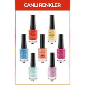Note Cosmetics Note Cosmetics Nail Flawless 7'li Canlı Renkler Oje seti