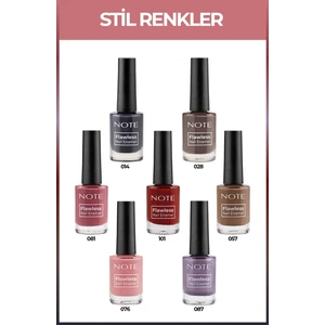 Note Cosmetics Nail Flawless 7'li Stil Renkler Oje Seti