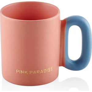 The Mia Makaron Porselen Kupa Pembe 330 ml